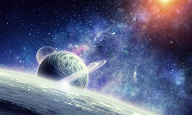 Uzay gezegenler ve Bulutsusu