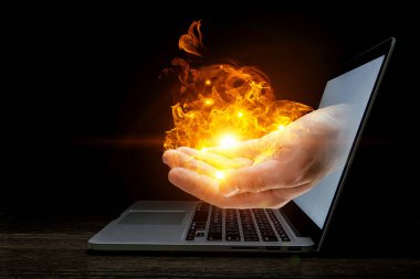 Internet güvenlik anlayışı. Karışık teknik