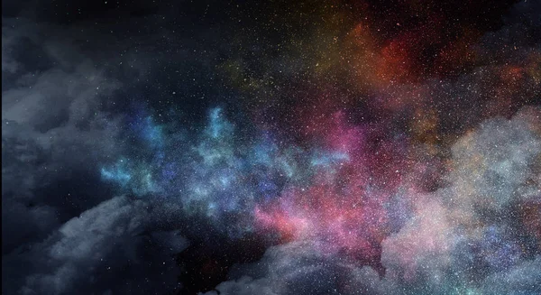 밤하늘의 별빛 — 스톡 사진