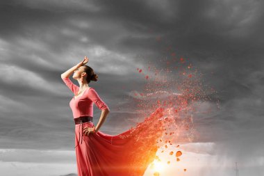 Dans tutkusu olduğunu