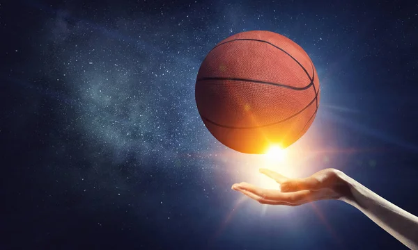 Basketbol oyun kavramını — Stok fotoğraf