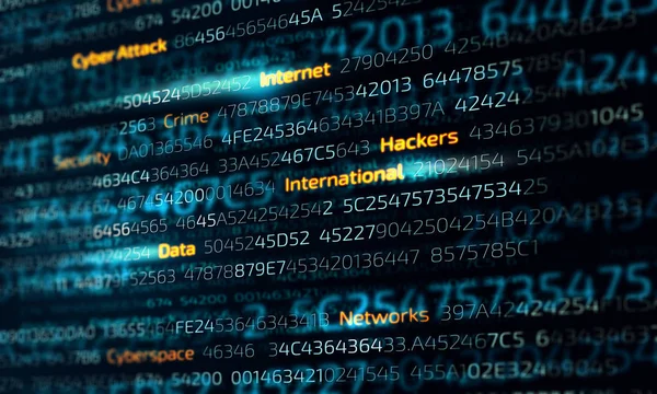 Komputer koncepcja hacking — Zdjęcie stockowe