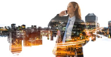 Modern iş yaşam. Karışık teknik