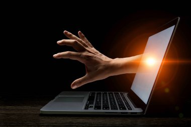 Internet güvenlik anlayışı. Karışık teknik