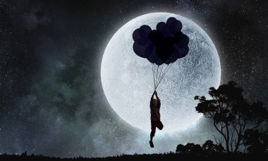 Rüya çocuk evlat. Karışık teknik