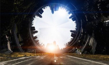 Kocaman bizim dünya. Karışık teknik