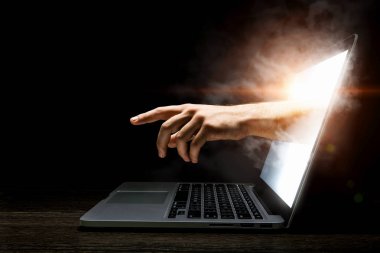 Internet güvenlik anlayışı. Karışık teknik
