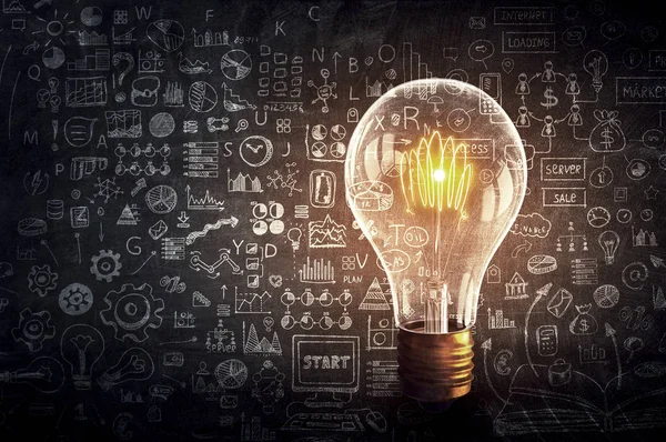 Idea brillante per il successo — Foto Stock