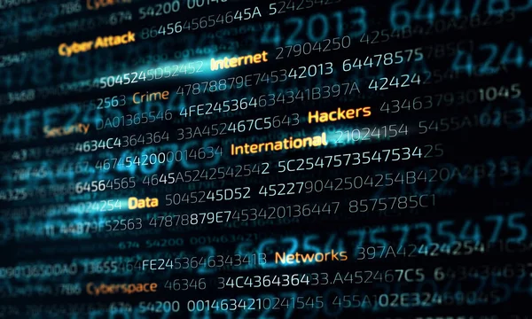 Concepto de hacking informático — Foto de Stock