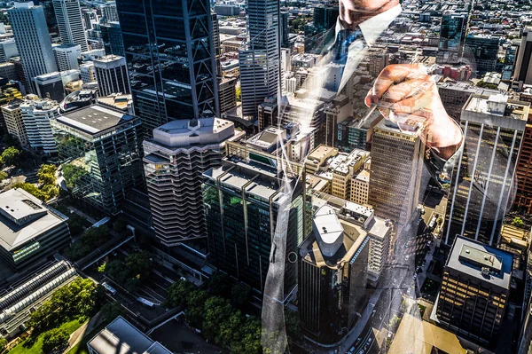 Conceito de investimento em construção — Fotografia de Stock