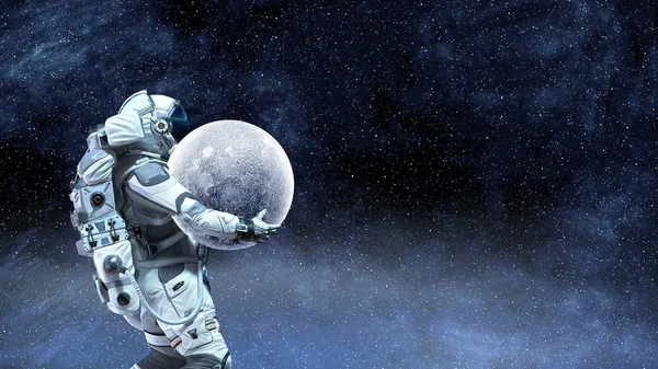 Spaceman ay gezegeni taşırlar. Karışık teknik