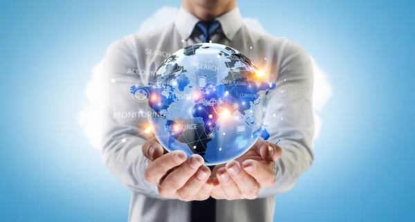 Technologies connecting the world — Stock Photo, Image