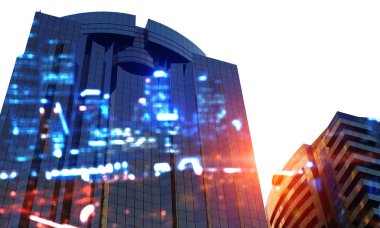 Cityscape modern yeni binalar ile