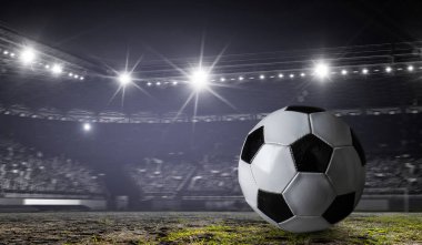 Futbol oyun kavramını. Karışık teknik