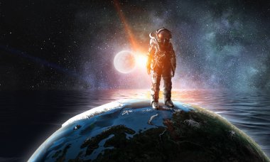 Astronot ve görevini. Karışık teknik