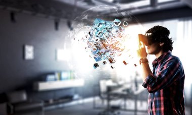 Sanal teknoloji dünya yaşıyor. Karışık teknik