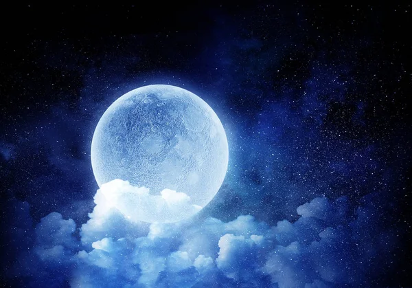 It is fullmoon — Stock Photo, Image