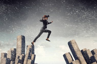 Sanal gerçeklik hissediyorum. Karışık teknik