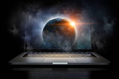 açılan dizüstü aygıtı