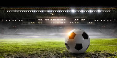 Futbol oyun kavramını. Karışık teknik