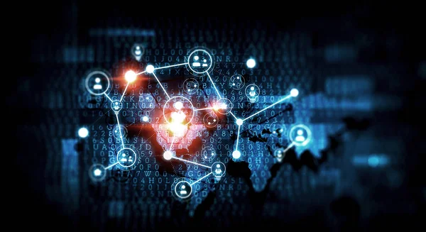 Sosyal iletişim ve ağ. Karışık teknik