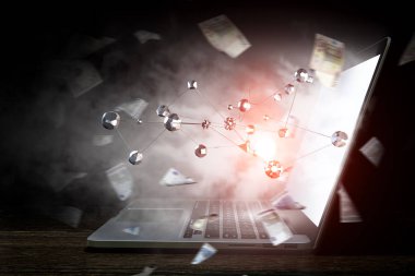 Sosyal bağlantı kavramı. Karışık teknik