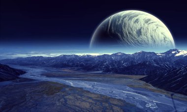 Uzay gezegenler ve doğa