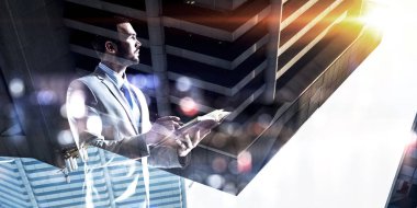 Bir şey düşünme işadamı