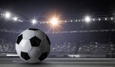 Futbol oyun kavramını. Karışık teknik