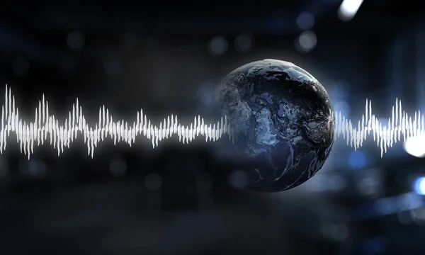 Modern teknik av ljud — Stockfoto