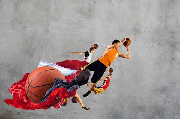 Basketmatch som religion — Stockfoto