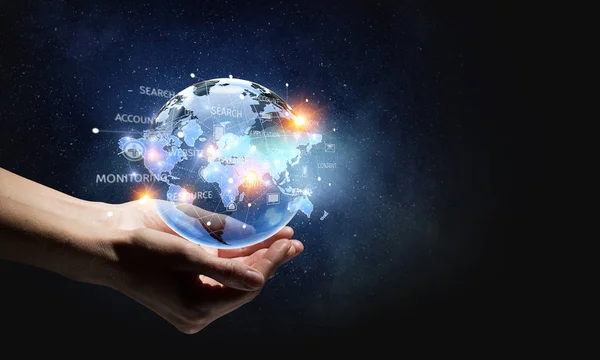 Technologies connecting the world — Stock Photo, Image