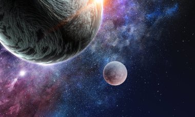 Uzay gezegenler ve Bulutsusu