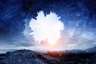 Kocaman bizim dünya. Karışık teknik