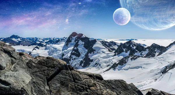 Space planets and nature — Stock Photo, Image