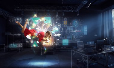 Hayal genişletilmesi. Karışık teknik