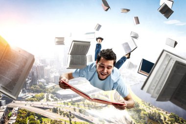 Kendi eğitim olarak okuma. Karışık teknik