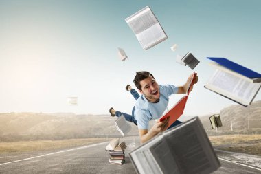 Kendi eğitim olarak okuma. Karışık teknik