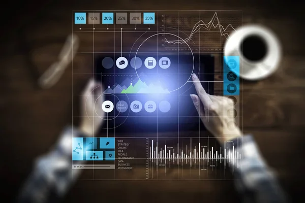 Media-technologieën in gebruik — Stockfoto