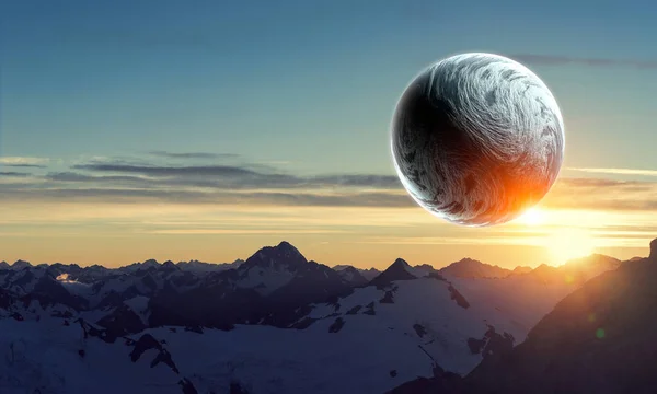 Planete spațiale și natură — Fotografie, imagine de stoc