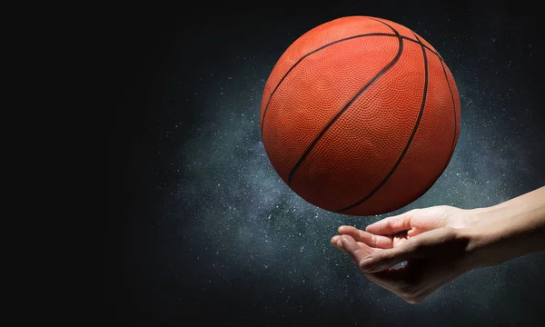 Basketbol oyun kavramını — Stok fotoğraf