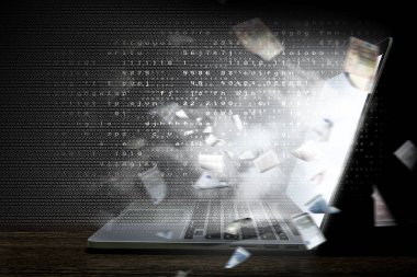 Açılan not defteri aygıt