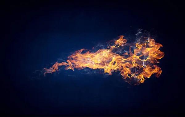 Fire burning bright — Stock Photo, Image