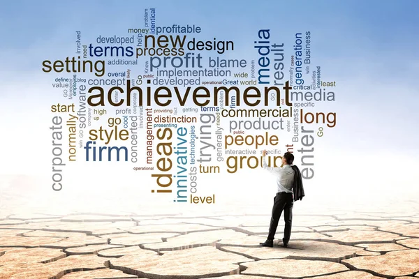 Keywords for effective business concept. Mixed media — Stock Photo, Image