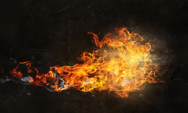 Fuego llamas fondo — Foto de Stock