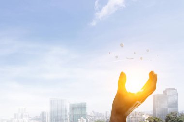 Senin düş ev tasarım. Karışık teknik