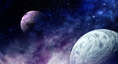 Uzay gezegenler ve Bulutsusu