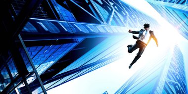 Teknoloji geleceği. Karışık teknik