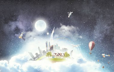 Kuş bakışı şehir