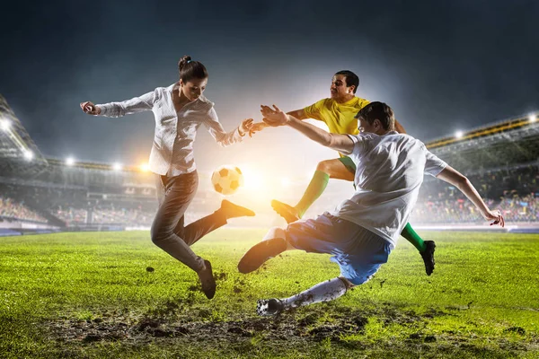 Giochi di squadra. Mezzi misti — Foto Stock